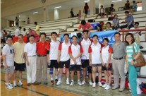 本会参加第二届“联合杯”羽毛球联谊赛