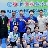 2026年七战五胜!上海交大新加坡校友会羽毛球队勇夺亚军